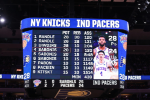 Knicks vs Pacers match player stats